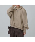 【レプシィム ローリーズファーム/LEPSIM LOWRYS FARM】のハーフZIPショートプルオーバー グレージュ13|ID: prp329100004865431 ipo3291000000036213985