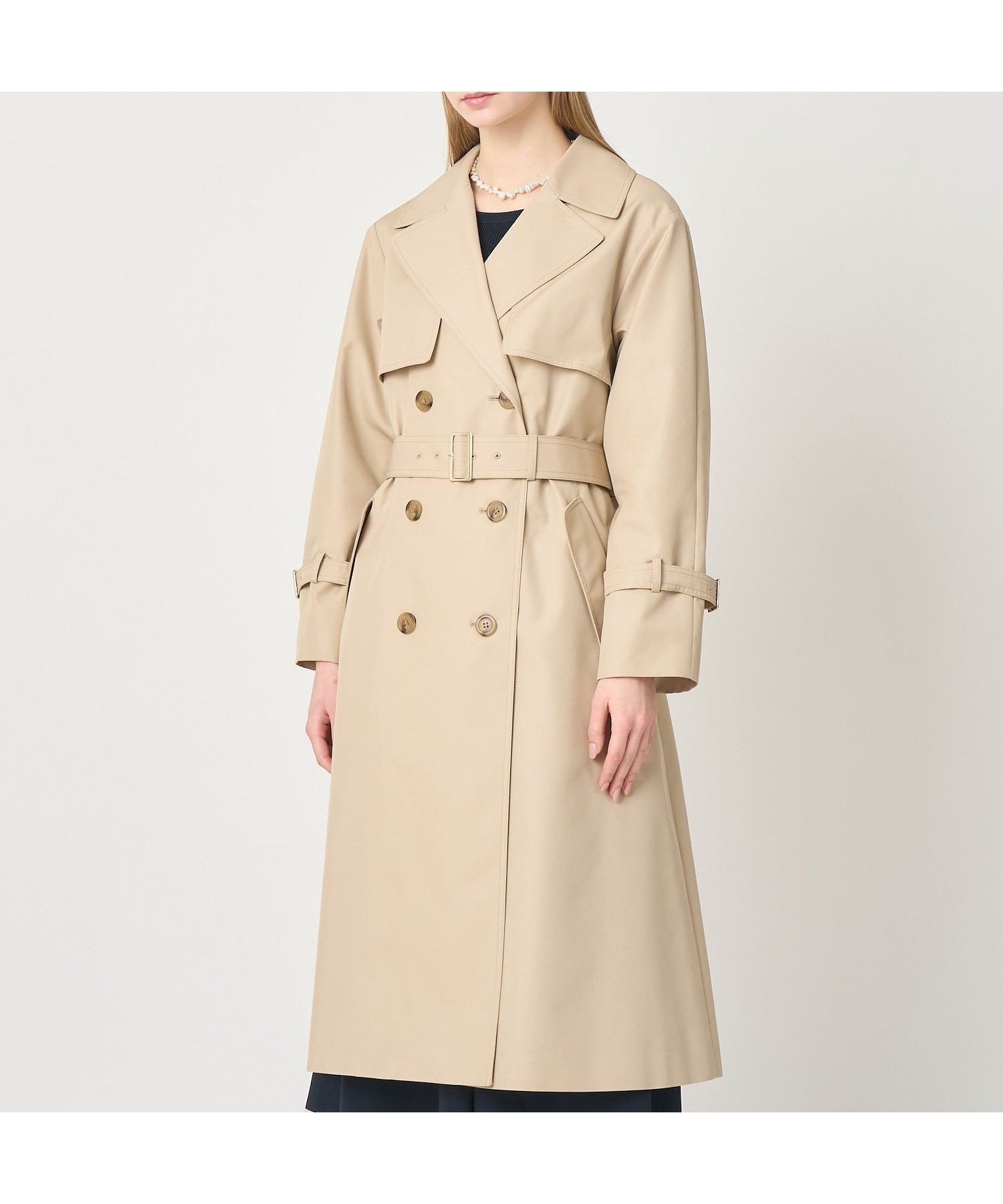 【アナイ/ANAYI】の撥水ツイルトレンチコート 人気、トレンドファッション・服の通販 founy(ファニー) ファッション Fashion レディースファッション Fashion for Women アウター Coat / Outerwear Collection コート・ロングコート・ピーコート Long Coats, Peacoats & More トレンチコート / 春秋の定番アウター Trench Coats エレガント 上品 Elegant 春 Spring スカーフ Scarf, Neckwear スマート Smart, Elegant ツイル Twist, Twisted Detail パターン Pattern, Design Print S/S・春夏 SS, Spring/Summer, Warm Season 再入荷 Restock / Back in Stock 夏 Summer other-1|ID: prp329100004865432 ipo3291000000036213988