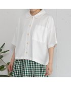 【プードゥドゥ/POU DOU DOU】の5分袖カットソーシャツ オフホワイト|ID: prp329100004865434 ipo3291000000036214044