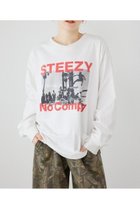 【ロデオクラウンズワイドボウル/RODEO CROWNS WIDE BOWL】のアソートバンドロングTシャツ 人気、トレンドファッション・服の通販 founy(ファニー) ファッション Fashion レディースファッション Fashion for Women トップス・カットソー Cut & Sew Tops シャツ・ブラウス・オフィスカジュアル Elegant Blouses & Button-Ups ロングTシャツ・Tシャツ Longline T-Shirts & Tees グラフィック Graphic, Graphic Design スウェット / スエット Sweatshirt, Sweatwear メンズ Men's, Menswear thumbnail O/WHT1|ID: prp329100004865448 ipo3291000000036214339