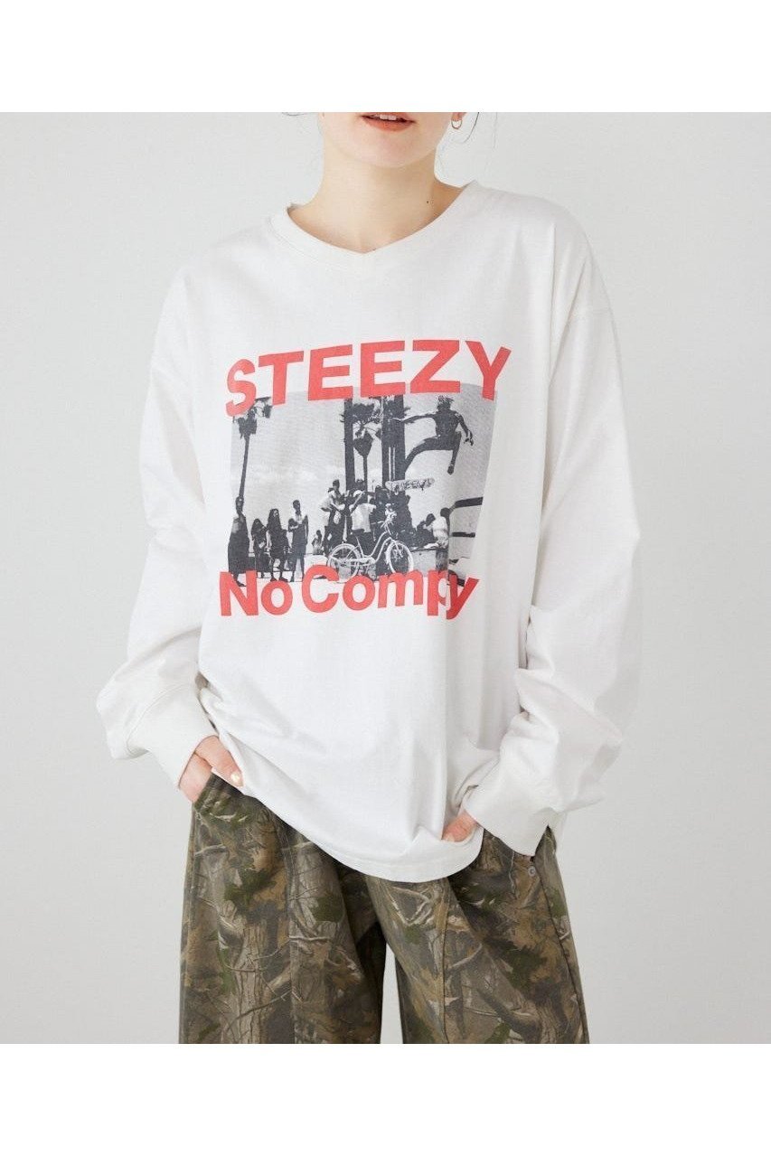 【ロデオクラウンズワイドボウル/RODEO CROWNS WIDE BOWL】のアソートバンドロングTシャツ インテリア・キッズ・メンズ・レディースファッション・服の通販 founy(ファニー) 　ファッション　Fashion　レディースファッション　Fashion for Women　トップス・カットソー　Cut & Sew Tops　シャツ・ブラウス・オフィスカジュアル　Elegant Blouses & Button-Ups　ロングTシャツ・Tシャツ　Longline T-Shirts & Tees　グラフィック　Graphic, Graphic Design　スウェット / スエット　Sweatshirt, Sweatwear　メンズ　Men's, Menswear　O/WHT1|ID: prp329100004865448 ipo3291000000036214339