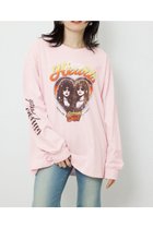 【ロデオクラウンズワイドボウル/RODEO CROWNS WIDE BOWL】のアソートバンドロングTシャツ 人気、トレンドファッション・服の通販 founy(ファニー) ファッション Fashion レディースファッション Fashion for Women トップス・カットソー Cut & Sew Tops シャツ・ブラウス・オフィスカジュアル Elegant Blouses & Button-Ups ロングTシャツ・Tシャツ Longline T-Shirts & Tees グラフィック Graphic, Graphic Design スウェット / スエット Sweatshirt, Sweatwear メンズ Men's, Menswear thumbnail L/PNK1|ID: prp329100004865448 ipo3291000000036214341