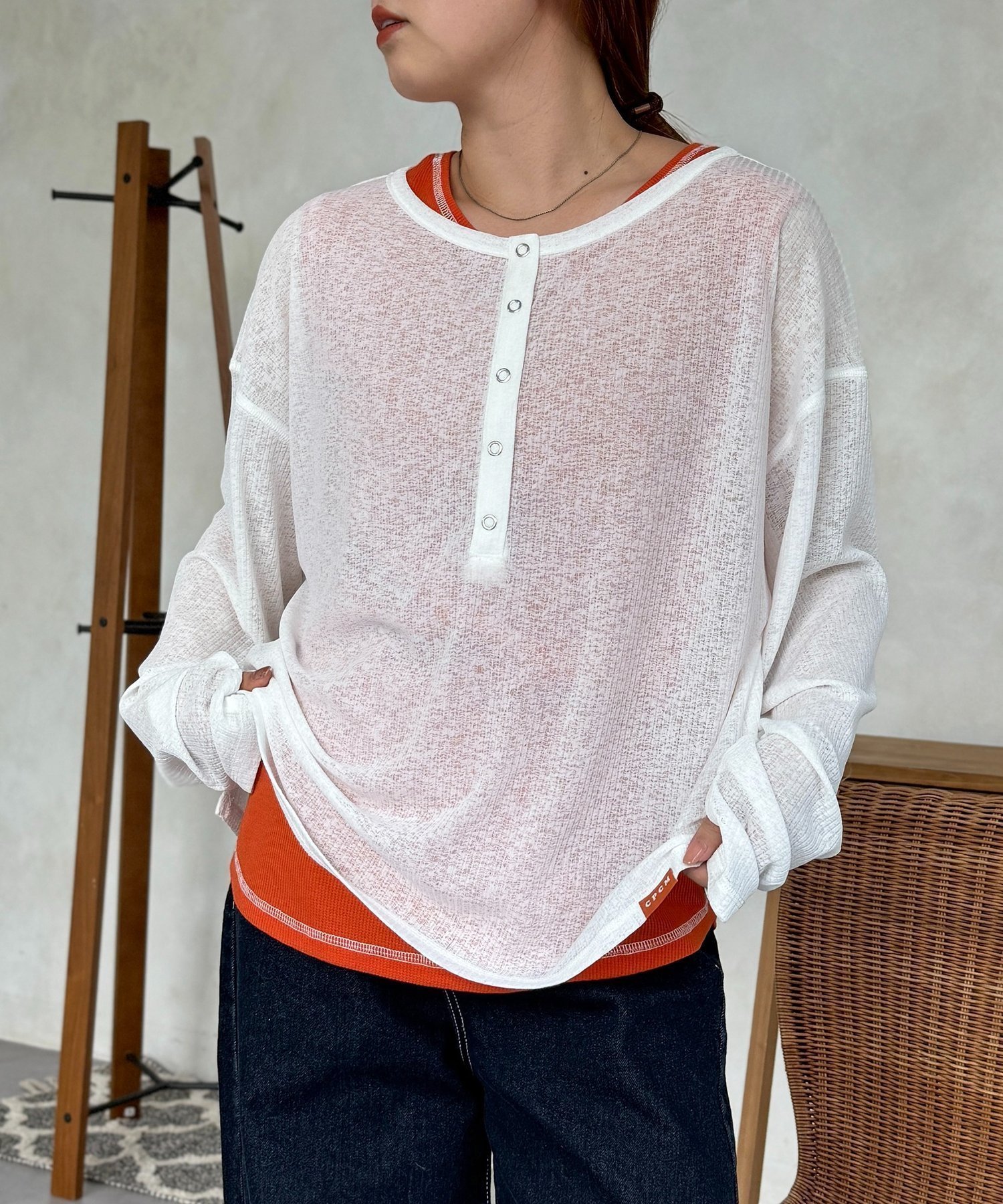 【シーピーシーエム/CPCM】のタンクセットヘンリーシアーロンT インテリア・キッズ・メンズ・レディースファッション・服の通販 founy(ファニー) ファッション Fashion レディースファッション Fashion for Women トップス・カットソー Cut & Sew Tops ロングTシャツ・Tシャツ Longline T-Shirts & Tees アクセサリー Fashion Accessories 春 Spring キャミソール Camisole, Spaghetti Strap Top スニーカー Sneakers, Trainers タンク Tank Top, Sleeveless Top デニム Denim, Jeans Material トレンド Trend, Trending Now ネップ Nepp, Slub Yarn ワッフル Waffle, Waffle Knit ホワイト|ID: prp329100004865450 ipo3291000000036214364