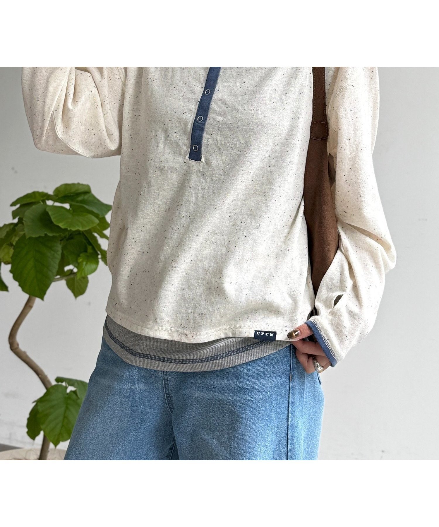 【シーピーシーエム/CPCM】のタンクセットヘンリーシアーロンT インテリア・キッズ・メンズ・レディースファッション・服の通販 founy(ファニー) ファッション Fashion レディースファッション Fashion for Women トップス・カットソー Cut & Sew Tops ロングTシャツ・Tシャツ Longline T-Shirts & Tees アクセサリー Fashion Accessories 春 Spring キャミソール Camisole, Spaghetti Strap Top スニーカー Sneakers, Trainers タンク Tank Top, Sleeveless Top デニム Denim, Jeans Material トレンド Trend, Trending Now ネップ Nepp, Slub Yarn ワッフル Waffle, Waffle Knit アイボリー|ID: prp329100004865450 ipo3291000000036214367