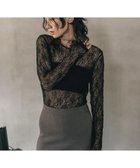 【レプシィム ローリーズファーム/LEPSIM LOWRYS FARM】の《オフィスライン》レースクルー長袖プルオーバー 人気、トレンドファッション・服の通販 founy(ファニー) ファッション Fashion レディースファッション Fashion for Women トップス・カットソー Cut & Sew Tops カジュアルプルオーバー・ニットトップス Pullovers & Knit Tops / Casual Pullovers おすすめ Recommended / Our Picks インナー Innerwear ジャケット Jacket, Outerwear レース Lace, Lace Fabric 長袖 Long Sleeve, Full Sleeve thumbnail ブラック09|ID: prp329100004865464 ipo3291000000036214519