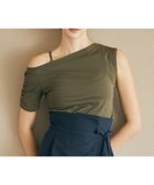 【ジュリエ/Julier】のEcocoアシンメトリートップス 人気、トレンドファッション・服の通販 founy(ファニー) ファッション Fashion レディースファッション Fashion for Women トップス・カットソー Cut & Sew Tops アシンメトリー Asymmetrical Style カッティング Cutting Detail コレクション Collection, Seasonal Line 吸水 Absorbent, Quick-Dry ストレッチ Stretch, Stretchy Fabric ノースリーブ Sleeveless, No-Sleeve ベーシック Basic, Essential 半袖 Short Sleeve, Half Sleeve 無地 Plain, Solid Color ヨガ Yoga, Yoga Wear ランニング Running, Running Wear, Activewear, Jogging リラックス Relax, Relaxed Fit ワーク Workwear, Utility Style thumbnail カーキ|ID: prp329100004865472 ipo3291000000036214625