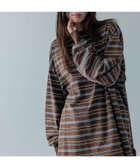 【ローリーズファーム/LOWRYS FARM】の【LFM】CREW NECK ボーダーT/LS【UNISEX】 人気、トレンドファッション・服の通販 founy(ファニー) ファッション Fashion レディースファッション Fashion for Women ユニセックス Unisex, Genderless なめらか Smooth, Silky Texture スリーブ Sleeve, Long Sleeve / Short Sleeve ボーダー Border, Stripe ルーズ Loose, Oversized ロング Long, Long-Length thumbnail ブラウン58|ID: prp329100004865486 ipo3291000000036214826