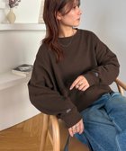 【ディスコート/Discoat】の【新色追加/WEB限定】袖ロゴ刺繍ショートスウェット 人気、トレンドファッション・服の通販 founy(ファニー) ファッション Fashion レディースファッション Fashion for Women トップス・カットソー Cut & Sew Tops レディースパーカー・カジュアルフーディー Casual Hoodies & Sweatshirts スウェット・クルーネックトップス Sweatshirts & Crewnecks / Relaxed Fit Sweat Tops おすすめ Recommended / Our Picks ショート Short, Short Length シンプル Simple, Minimal スウェット / スエット Sweatshirt, Sweatwear デニム Denim, Jeans Material トレンド Trend, Trending Now バランス Balance, Style Balance フレア Flare, Flared プリーツ Pleats, Pleated ロング Long, Long-Length ワイド Wide, Wide Fit thumbnail ブラウン|ID: prp329100004865509 ipo3291000000036215145