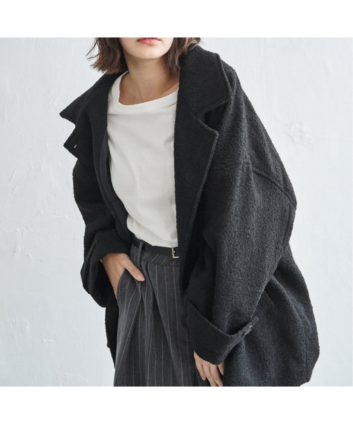 【ノッチ/notch】の【 notch.by yui 】ヘリンボーンPコート インテリア・キッズ・メンズ・レディースファッション・服の通販 founy(ファニー) https://founy.com/ ファッション Fashion レディースファッション Fashion for Women アウター Coat / Outerwear Collection コート・ロングコート・ピーコート Long Coats, Peacoats & More Pコート Pea Coats インナー Innerwear シンプル Simple, Minimal スタンド Stand Collar, Upright Stand スラックス Slacks, Dress Pants デニム Denim, Jeans Material ネップ Nepp, Slub Yarn 人気 Popular, Best Seller バランス Balance, Style Balance ミックス Mix, Mixed Style 無地 Plain, Solid Color 冬 Winter / This Winter 2024年 2024 2024-2025秋冬・A/W Autumn/Winter 2024–25 AW24–25 |ID: prp329100004865524 ipo3291000000036215405