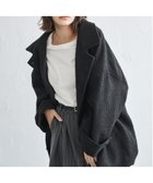 【ノッチ/notch】の【 notch.by yui 】ヘリンボーンPコート ブラック|ID: prp329100004865524 ipo3291000000036215408