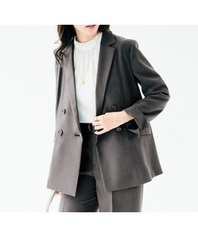 【アンタイトル/UNTITLED】の【接触冷感/UVカット/洗える】エアリー ダブルブレストジャケット 人気、トレンドファッション・服の通販 founy(ファニー) ファッション Fashion レディースファッション Fashion for Women アウター Coat / Outerwear Collection レディースジャケット・軽アウター Jackets ウォーター Water エアリー Airy Texture 洗える Machine Washable ジャケット Jacket, Outerwear ストレッチ Stretch, Stretchy Fabric スマート Smart, Elegant スーツ Suit, Formalwear セットアップ Set-Up, Coordinated Outfit デニム Denim, Jeans Material 定番 Standard, Basic Item 人気 Popular, Best Seller ポケット Pocket, Pocket Detail ミックス Mix, Mixed Style リラックス Relax, Relaxed Fit ワイド Wide, Wide Fit おすすめ Recommended / Our Picks 日本製 Made In Japan |ID:prp329100004865533