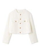 【フレイ アイディー/FRAY I.D】のクロップドツイードジャケット 人気、トレンドファッション・服の通販 founy(ファニー) ファッション Fashion レディースファッション Fashion for Women アウター Coat / Outerwear Collection レディースジャケット・軽アウター Jackets クロップド Cropped, Short Length ジャケット Jacket, Outerwear スマート Smart, Elegant ツイード Twill, Twill Weave フォーマル Formal, Dressy フロント Front, Front Design エレガント 上品 Elegant thumbnail WHT[001]|ID: prp329100004865540 ipo3291000000036215628