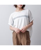 【バブ ブージュルード/Bab Bou Jeloud】の袖口ギャザーラメラインプルオーバー 人気、トレンドファッション・服の通販 founy(ファニー) ファッション Fashion レディースファッション Fashion for Women トップス・カットソー Cut & Sew Tops カジュアルプルオーバー・ニットトップス Pullovers & Knit Tops / Casual Pullovers とろみ Fluid, Flowy Fabric ギャザー Gathered, Ruffled フロント Front, Front Design リラックス Relax, Relaxed Fit エレガント 上品 Elegant 再入荷 Restock / Back in Stock thumbnail OFFWHITE|ID: prp329100004865541 ipo3291000000036215636