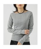 【ルージュヴィフラクレ/Rouge vif la cle】の【Robert P. Miller】パネルリブボートネックTEE / ロンT / 人気、トレンドファッション・服の通販 founy(ファニー) ファッション Fashion レディースファッション Fashion for Women トップス・カットソー Cut & Sew Tops ロングTシャツ・Tシャツ Longline T-Shirts & Tees インナー Innerwear 秋 Autumn ジャケット Jacket, Outerwear タンク Tank Top, Sleeveless Top フィット Fit, Slim Fit ベーシック Basic, Essential thumbnail グレー|ID: prp329100004865546 ipo3291000000036215669