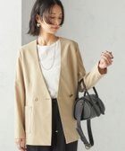 【シップス フォー ウィメン/SHIPS】の吸水速乾 / 防シワ加工 / 洗濯機可能 スーティング ジャージー カラーレス ジャケット 人気、トレンドファッション・服の通販 founy(ファニー) ファッション Fashion レディースファッション Fashion for Women アウター Coat / Outerwear Collection レディースジャケット・軽アウター Jackets 秋 Autumn カーディガン Cardigan, Knitwear 吸水 Absorbent, Quick-Dry ジャケット Jacket, Outerwear ストレッチ Stretch, Stretchy Fabric ダブル Double, Double-Breasted デニム Denim, Jeans Material ボトム Bottoms, Lower Wear ポケット Pocket, Pocket Detail 夏 Summer 2025年 2025 2025-2026秋冬・A/W Autumn/Winter 2025–26 AW25–26 thumbnail ベージュ|ID: prp329100004865550 ipo3291000000036215716