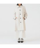 【ビームス ウイメン/BEAMS】の【春アウター/スプリングコート/定番/ロング丈/26SS/セレモニー】ダブルクロス ステンカラー コート 人気、トレンドファッション・服の通販 founy(ファニー) ファッション Fashion レディースファッション Fashion for Women アウター Coat / Outerwear Collection コート・ロングコート・ピーコート Long Coats, Peacoats & More 春 Spring ギャザー Gathered, Ruffled クール Cool, Chic シンプル Simple, Minimal ジャカード／ジャガード Jacquard, Woven Pattern スタンド Stand Collar, Upright Stand ダブル Double, Double-Breasted 定番 Standard, Basic Item ブルゾン Blouson, Bomber Jacket ベーシック Basic, Essential ロング Long, Long-Length おすすめ Recommended / Our Picks セレモニー Ceremony ビジネス 仕事 通勤 Business / Work / Commuting 2026年 2026 thumbnail IVORY|ID: prp329100004865553 ipo3291000000036215748