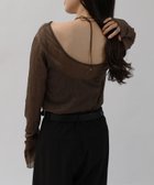 【アンドミー/andme】の【選べるネックデザイン】ウェーブ チュール シアー 長袖 トップス 人気、トレンドファッション・服の通販 founy(ファニー) ファッション Fashion レディースファッション Fashion for Women トップス・カットソー Cut & Sew Tops ウェーブ Wavy Pattern シアー Sheer, See-Through シンプル Simple, Minimal チュール Tulip, Tulip Motif 長袖 Long Sleeve, Full Sleeve おすすめ Recommended / Our Picks thumbnail ブラウン【B】|ID: prp329100004865559 ipo3291000000036215833