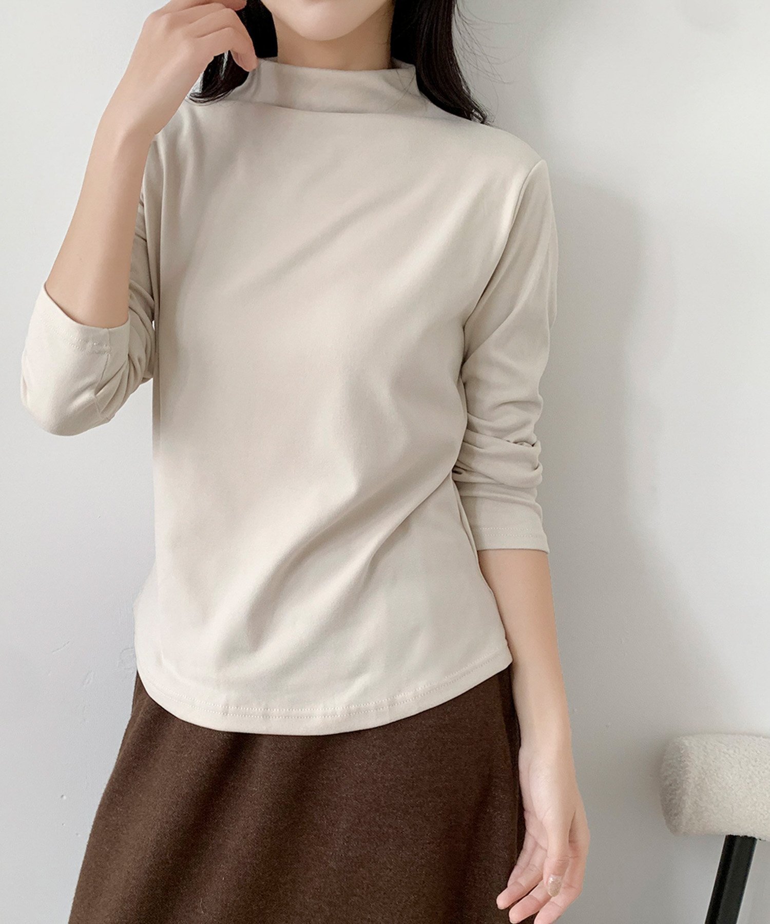 【その他のブランド/Other】のボトルネック カットソー 長袖 きれいめ トップス プルオーバー ハイネック 人気、トレンドファッション・服の通販 founy(ファニー) 　ファッション　Fashion　レディースファッション　Fashion for Women　トップス・カットソー　Cut & Sew Tops　カジュアルプルオーバー・ニットトップス　Pullovers & Knit Tops / Casual Pullovers　カットソー・ベーシックTシャツ　Cut-and-Sewn Tops / Stretch Tees & Basics　イエロー　Yellow　カットソー　Cut and Sewn Top　タートルネック　Turtleneck, High Neck　ハイネック　High Neck, Mock Neck　ベーシック　Basic, Essential　ボトルネック　Bottle Neck, Mock Neck　ラベンダー　Lavender　再入荷　Restock / Back in Stock　長袖　Long Sleeve, Full Sleeve　 other-1|ID: prp329100004865568 ipo3291000000036215917