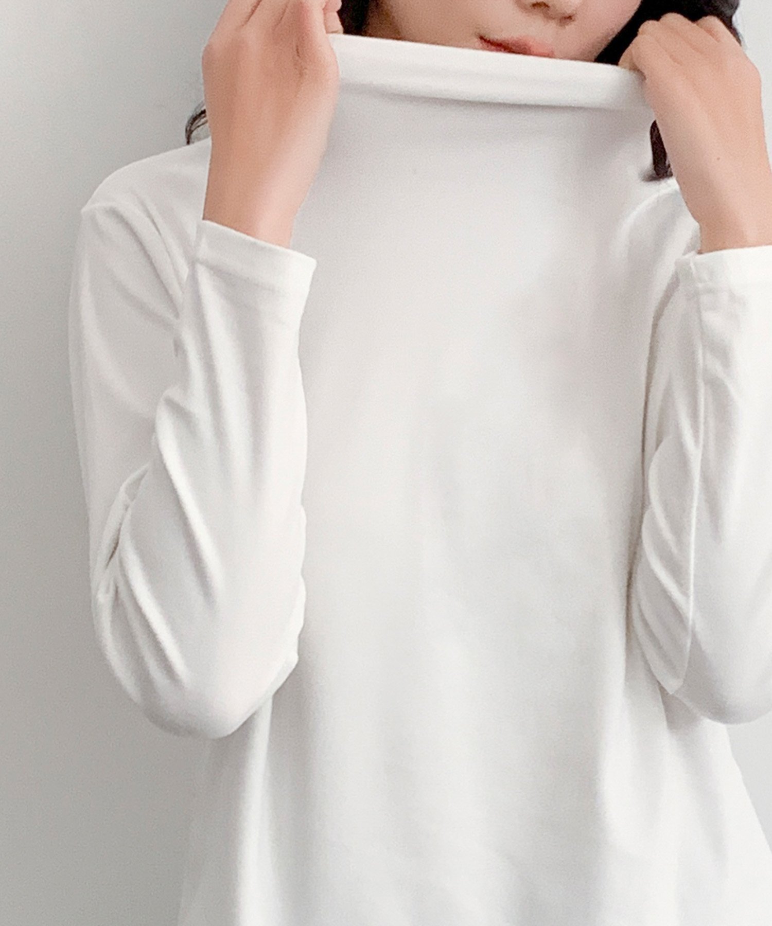 【その他のブランド/Other】のボトルネック カットソー 長袖 きれいめ トップス プルオーバー ハイネック インテリア・キッズ・メンズ・レディースファッション・服の通販 founy(ファニー) 　ファッション　Fashion　レディースファッション　Fashion for Women　トップス・カットソー　Cut & Sew Tops　カジュアルプルオーバー・ニットトップス　Pullovers & Knit Tops / Casual Pullovers　カットソー・ベーシックTシャツ　Cut-and-Sewn Tops / Stretch Tees & Basics　イエロー　Yellow　カットソー　Cut and Sewn Top　タートルネック　Turtleneck, High Neck　ハイネック　High Neck, Mock Neck　ベーシック　Basic, Essential　ボトルネック　Bottle Neck, Mock Neck　ラベンダー　Lavender　再入荷　Restock / Back in Stock　長袖　Long Sleeve, Full Sleeve　OWH|ID: prp329100004865568 ipo3291000000036215935