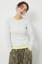 【ロデオクラウンズワイドボウル/RODEO CROWNS WIDE BOWL】のフェイクレイヤードヘンリーネックトップス 人気、トレンドファッション・服の通販 founy(ファニー) ファッション Fashion レディースファッション Fashion for Women トップス・カットソー Cut & Sew Tops おすすめ Recommended / Our Picks コンパクト Compact, Small Size シンプル Simple, Minimal トレンド Trend, Trending Now thumbnail L/T.GRY1|ID: prp329100004865573 ipo3291000000036215991