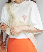 【ディスコート/Discoat】の【WEB限定】ワンポイント刺繍半袖Tシャツ 人気、トレンドファッション・服の通販 founy(ファニー) ファッション Fashion レディースファッション Fashion for Women トップス・カットソー Cut & Sew Tops シャツ・ブラウス・オフィスカジュアル Elegant Blouses & Button-Ups ロングTシャツ・Tシャツ Longline T-Shirts & Tees おすすめ Recommended / Our Picks ショート Short, Short Length シンプル Simple, Minimal スリーブ Sleeve, Long Sleeve / Short Sleeve トレンド Trend, Trending Now ビッグ Big, Oversized ベーシック Basic, Essential メンズ Men's, Menswear ワンポイント One Point, Statement Accent 半袖 Short Sleeve, Half Sleeve thumbnail オフホワイト|ID: prp329100004865575 ipo3291000000036216018