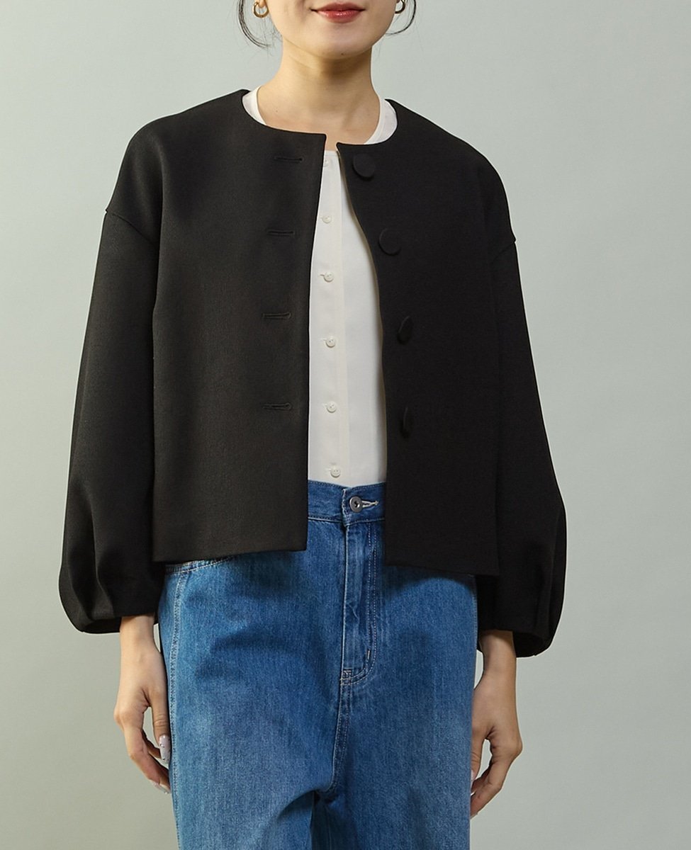 【ティアラ/Tiara】のボリュームスリーブジャケット インテリア・キッズ・メンズ・レディースファッション・服の通販 founy(ファニー) 　ファッション　Fashion　レディースファッション　Fashion for Women　アウター　Coat / Outerwear Collection　レディースジャケット・軽アウター　Jackets　クラシカル　Classical, Vintage-Inspired　ショート　Short, Short Length　ジャケット　Jacket, Outerwear　セットアップ　Set-Up, Coordinated Outfit　セレモニー　Ceremony　フォルム　Silhouette, Form　フォーマル　Formal, Dressy　ビジネス 仕事 通勤　Business / Work / Commuting　入学式　Entrance Ceremony　卒業式　Graduation Ceremony　ブラック|ID: prp329100004865576 ipo3291000000036216021