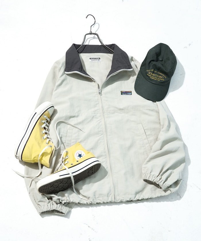 【フリークスストア/FREAK'S STORE】のFREAK S STORE OUTDOORS 配色スタンドカラーブルゾン インテリア・キッズ・メンズ・レディースファッション・服の通販 founy(ファニー) 　ファッション　Fashion　レディースファッション　Fashion for Women　アウター　Coat / Outerwear Collection　ブルゾンジャケット・スポーティアウター　Blouson Jackets　2026年　2026　スタンド　Stand Collar, Upright Stand　ドローコード　Drawcord, Drawstring Cord　ビッグ　Big, Oversized　ブルゾン　Blouson, Bomber Jacket　夏　Summer　春　Spring　S/S・春夏　SS, Spring/Summer, Warm Season　軽量　Lightweight, Ultra Light　グレー|ID: prp329100004865577 ipo3291000000036216028