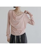 【ローリーズファーム/LOWRYS FARM】のドレープオフショルプルオーバー 人気、トレンドファッション・服の通販 founy(ファニー) ファッション Fashion レディースファッション Fashion for Women トップス・カットソー Cut & Sew Tops カジュアルプルオーバー・ニットトップス Pullovers & Knit Tops / Casual Pullovers なめらか Smooth, Silky Texture バランス Balance, Style Balance フィット Fit, Slim Fit thumbnail ピンク22|ID: prp329100004865578 ipo3291000000036216032