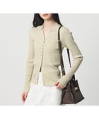 【ビューティ&ユース ユナイテッドアローズ/BEAUTY&YOUTH / UNITED ARROWS】のスキッパー リブニットカーディガン ウォッシャブル 人気、トレンドファッション・服の通販 founy(ファニー) ファッション Fashion レディースファッション Fashion for Women トップス・カットソー Cut & Sew Tops ニット Knit Tops & Sweaters カーディガン・羽織り Layered Style Cardigans ウォッシャブル Machine Washable カーディガン Cardigan, Knitwear コンパクト Compact, Small Size シルク Silk, 100% Silk スキッパー Skipper, Open Collar スラックス Slacks, Dress Pants デニム Denim, Jeans Material フィット Fit, Slim Fit ボトム Bottoms, Lower Wear おすすめ Recommended / Our Picks エレガント 上品 Elegant ビジネス 仕事 通勤 Business / Work / Commuting thumbnail LIME|ID: prp329100004865595 ipo3291000000036216152