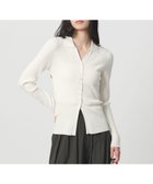 【ビューティ&ユース ユナイテッドアローズ/BEAUTY&YOUTH / UNITED ARROWS】のスキッパー リブニットカーディガン ウォッシャブル 人気、トレンドファッション・服の通販 founy(ファニー) ファッション Fashion レディースファッション Fashion for Women トップス・カットソー Cut & Sew Tops ニット Knit Tops & Sweaters カーディガン・羽織り Layered Style Cardigans ウォッシャブル Machine Washable カーディガン Cardigan, Knitwear コンパクト Compact, Small Size シルク Silk, 100% Silk スキッパー Skipper, Open Collar スラックス Slacks, Dress Pants デニム Denim, Jeans Material フィット Fit, Slim Fit ボトム Bottoms, Lower Wear おすすめ Recommended / Our Picks エレガント 上品 Elegant ビジネス 仕事 通勤 Business / Work / Commuting thumbnail OFF WHITE|ID: prp329100004865595 ipo3291000000036216153