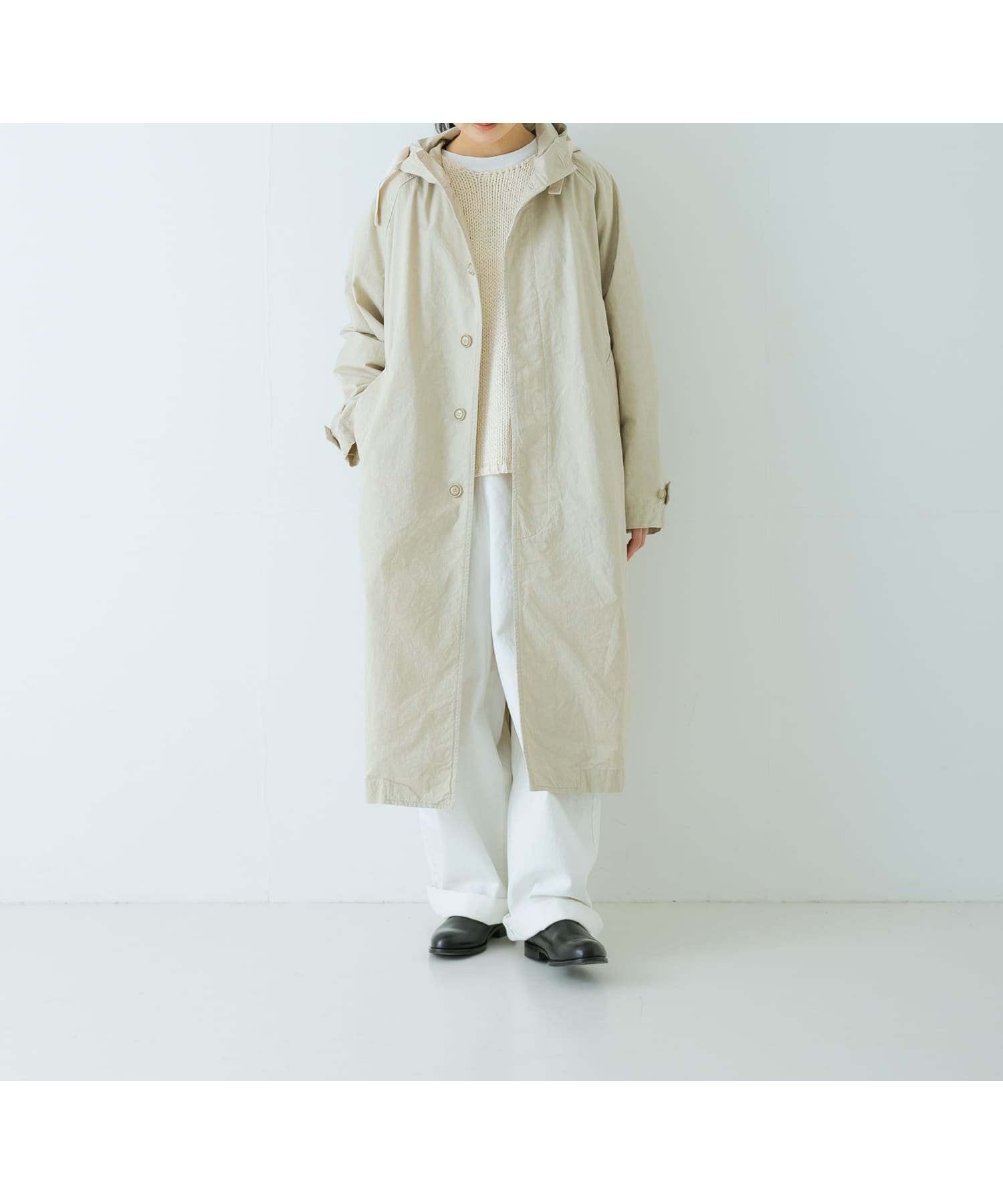 【かぐれ/kagure / URBAN RESEARCH】のコットンフードラグランコート 人気、トレンドファッション・服の通販 founy(ファニー) 　ファッション　Fashion　レディースファッション　Fashion for Women　アウター　Coat / Outerwear Collection　コート・ロングコート・ピーコート　Long Coats, Peacoats & More　インナー　Innerwear　カットソー　Cut and Sewn Top　シンプル　Simple, Minimal　スリーブ　Sleeve, Long Sleeve / Short Sleeve　パターン　Pattern, Design Print　ポケット　Pocket, Pocket Detail　リボン　Ribbon, Bow　ワイド　Wide, Wide Fit　S/S・春夏　SS, Spring/Summer, Warm Season　夏　Summer　2026年　2026　 other-1|ID: prp329100004865596 ipo3291000000036216155