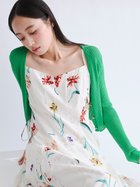 【フレイ アイディー/FRAY I.D】のシルクコットンクロップドリブニットカーディガン 人気、トレンドファッション・服の通販 founy(ファニー) ファッション Fashion レディースファッション Fashion for Women トップス・カットソー Cut & Sew Tops ニット Knit Tops & Sweaters カーディガン・羽織り Layered Style Cardigans 春 Spring カーディガン Cardigan, Knitwear キャミワンピース Cami Dress, Slip Dress コンパクト Compact, Small Size シアー Sheer, See-Through シルク Silk, 100% Silk スマート Smart, Elegant デコルテ Décolleté, Neckline トレンド Trend, Trending Now フィット Fit, Slim Fit ボタニカル Botanical, Floral Pattern メタル Metal, Metal Parts S/S・春夏 SS, Spring/Summer, Warm Season おすすめ Recommended / Our Picks 夏 Summer エレガント 上品 Elegant thumbnail GRN[024]|ID: prp329100004865598 ipo3291000000036216164