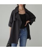 【バビロン/BABYLONE / KIDS】の【多機能素材】タイプライターショートトレンチ 人気、トレンドファッション・服の通販 founy(ファニー) ファッション Fashion キッズファッション Fashion for Kids インナー Innerwear ギャザー Gathered, Ruffled 軽量 Lightweight, Ultra Light タイプライター Typewriter Fabric, Crisp Cotton トレンチ Trench, Trench Coat フォルム Silhouette, Form 再入荷 Restock / Back in Stock おすすめ Recommended / Our Picks thumbnail チャコール|ID: prp329100004865601 ipo3291000000036216191