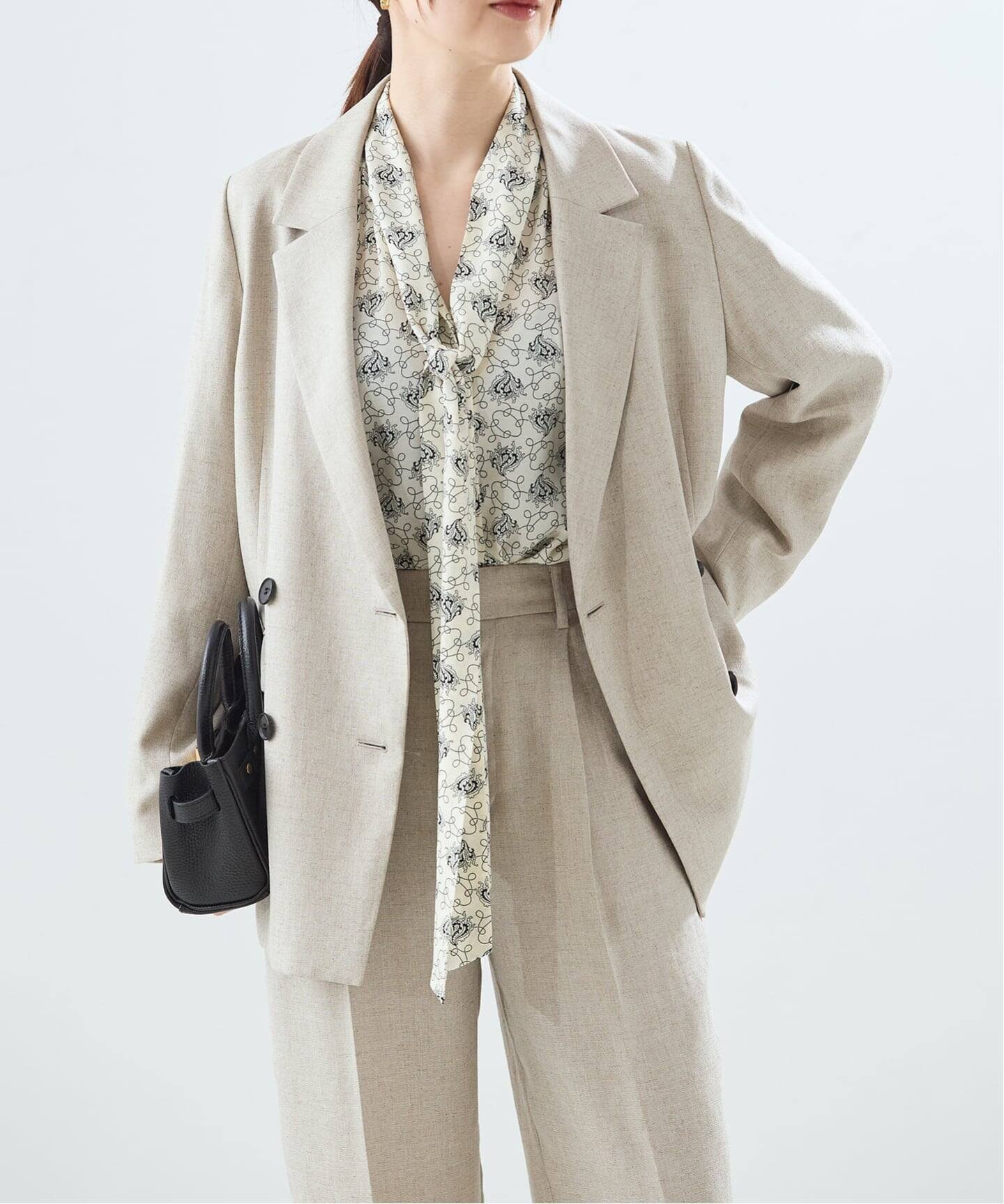 【ジャーナルスタンダード レサージュ/journal standard L'essage】のアイアスダブルブレステッドジャケット 人気、トレンドファッション・服の通販 founy(ファニー) 　ファッション　Fashion　レディースファッション　Fashion for Women　アウター　Coat / Outerwear Collection　レディースジャケット・軽アウター　Jackets　2026年　2026　おすすめ　Recommended / Our Picks　オケージョン　Occasion Wear　ジャケット　Jacket, Outerwear　ダブル　Double, Double-Breasted　リネン　Linen, Linen Fabric　エレガント 上品　Elegant　 other-1|ID: prp329100004865602 ipo3291000000036216200