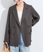 【ジャーナルスタンダード レサージュ/journal standard L'essage】のアイアスダブルブレステッドジャケット 人気、トレンドファッション・服の通販 founy(ファニー) ファッション Fashion レディースファッション Fashion for Women アウター Coat / Outerwear Collection レディースジャケット・軽アウター Jackets 2026年 2026 おすすめ Recommended / Our Picks オケージョン Occasion Wear ジャケット Jacket, Outerwear ダブル Double, Double-Breasted リネン Linen, Linen Fabric エレガント 上品 Elegant thumbnail グレー|ID: prp329100004865602 ipo3291000000036216204