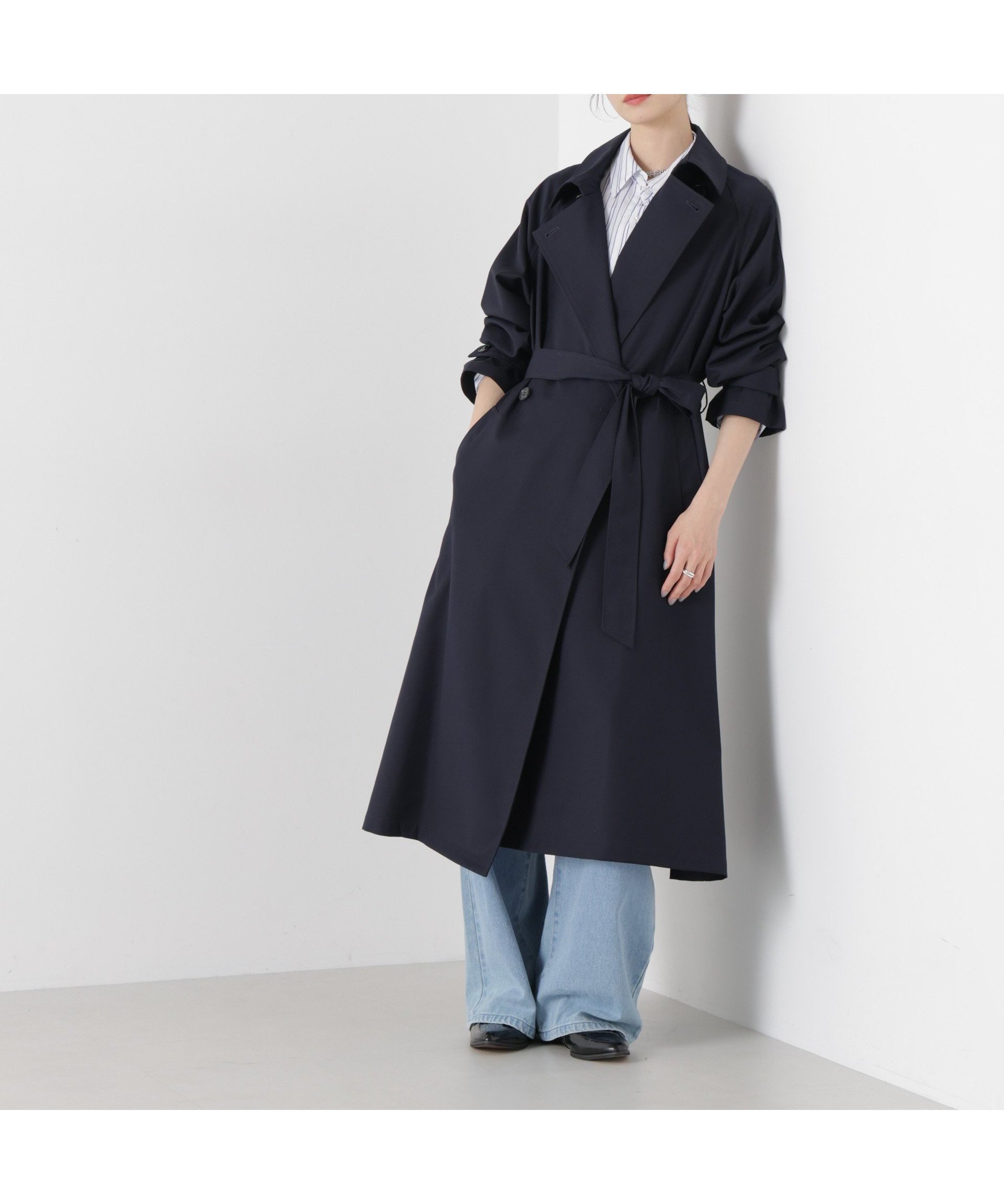 【ナノ ユニバース/nano universe】の撥水 花粉ガード トレンチコート インテリア・キッズ・メンズ・レディースファッション・服の通販 founy(ファニー) ファッション Fashion レディースファッション Fashion for Women アウター Coat / Outerwear Collection コート・ロングコート・ピーコート Long Coats, Peacoats & More トレンチコート / 春秋の定番アウター Trench Coats ウォッシャブル Machine Washable ガウン Gown, Robe 今季 This Season, Current Season スタンダード Standard, Basic とろみ Fluid, Flowy Fabric フレア Flare, Flared ブルゾン Blouson, Bomber Jacket ベーシック Basic, Essential アウトレット Outlet / Clearance おすすめ Recommended / Our Picks エレガント 上品 Elegant ビジネス 仕事 通勤 Business / Work / Commuting 2026年 2026 ネイビー|ID: prp329100004865612 ipo3291000000036216289
