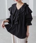 【ラナン/Ranan】のビッグカラーフリルブラウス 人気、トレンドファッション・服の通販 founy(ファニー) ファッション Fashion レディースファッション Fashion for Women トップス・カットソー Cut & Sew Tops シャツ・ブラウス・オフィスカジュアル Elegant Blouses & Button-Ups オケージョン Occasion Wear ギャザー Gathered, Ruffled 今季 This Season, Current Season スラックス Slacks, Dress Pants スリーブ Sleeve, Long Sleeve / Short Sleeve スーツ Suit, Formalwear セットアップ Set-Up, Coordinated Outfit デコルテ Décolleté, Neckline デニム Denim, Jeans Material トレンド Trend, Trending Now フェミニン Feminine, Girly フリル Frill, Ruffle ポケット Pocket, Pocket Detail ワイド Wide, Wide Fit セレモニー Ceremony thumbnail ブラック|ID: prp329100004865632 ipo3291000000036216387