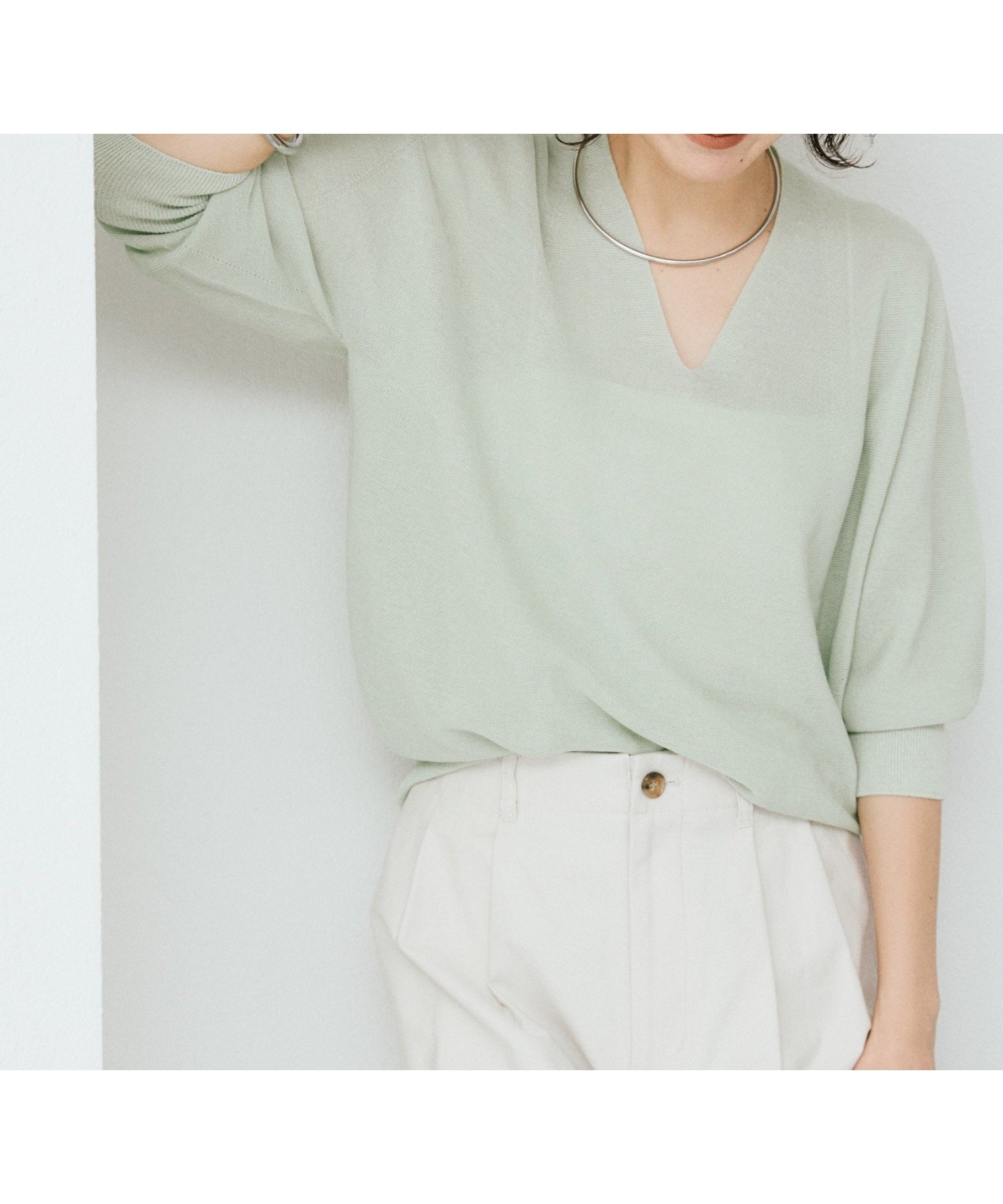 【リヴドロワ/RIVE DROITE】の【軽くしなやかな着心地】ライトギマバックボリュームニット 人気、トレンドファッション・服の通販 founy(ファニー) 　ファッション　Fashion　レディースファッション　Fashion for Women　トップス・カットソー　Cut & Sew Tops　ニット　Knit Tops & Sweaters　サマー　Summer, Summer Style　ドレープ　Drape, Draping Fabric　再入荷　Restock / Back in Stock　おすすめ　Recommended / Our Picks　夏　Summer　 other-1|ID: prp329100004865643 ipo3291000000036216541