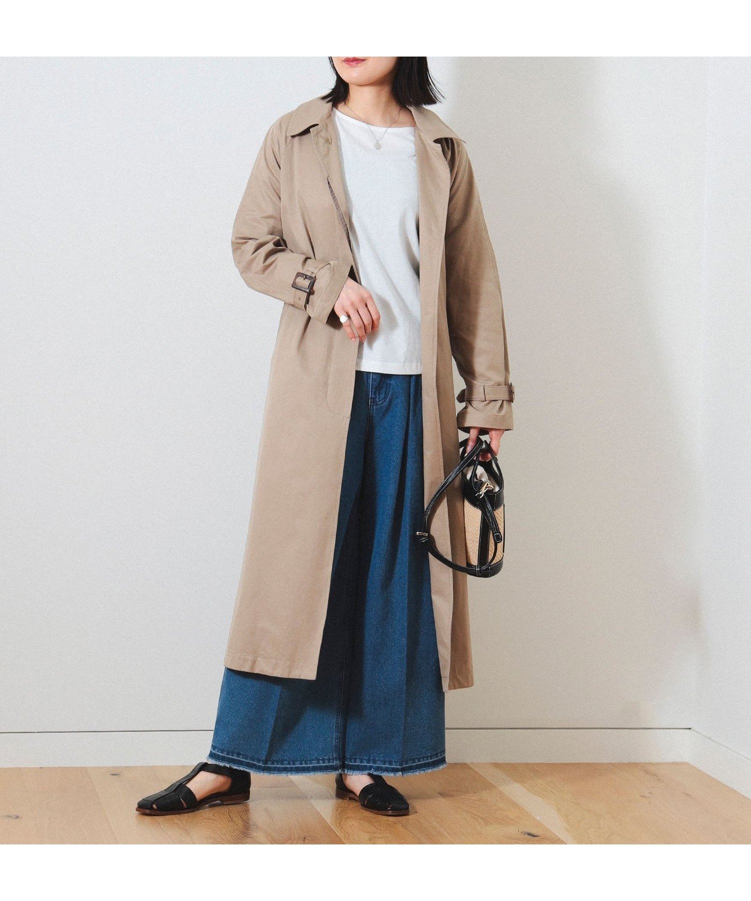 【ビームス ウイメン/BEAMS】のステンカラー ロングコート インテリア・キッズ・メンズ・レディースファッション・服の通販 founy(ファニー) ファッション Fashion レディースファッション Fashion for Women アウター Coat / Outerwear Collection コート・ロングコート・ピーコート Long Coats, Peacoats & More インナー Innerwear スリット Slit, Slit Detail スリーブ Sleeve, Long Sleeve / Short Sleeve デニム Denim, Jeans Material トレンド Trend, Trending Now ベーシック Basic, Essential ロング Long, Long-Length 春 Spring BEIGE|ID: prp329100004865644 ipo3291000000036216544