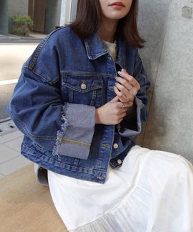 【コーナーズ/CORNERS】のワイドスリーブデニムジャケット 人気、トレンドファッション・服の通販 founy(ファニー) ファッション Fashion レディースファッション Fashion for Women アウター Coat / Outerwear Collection レディースジャケット・軽アウター Jackets デニムジャケット / カジュアルアウター Denim Jackets |ID:prp329100004865655