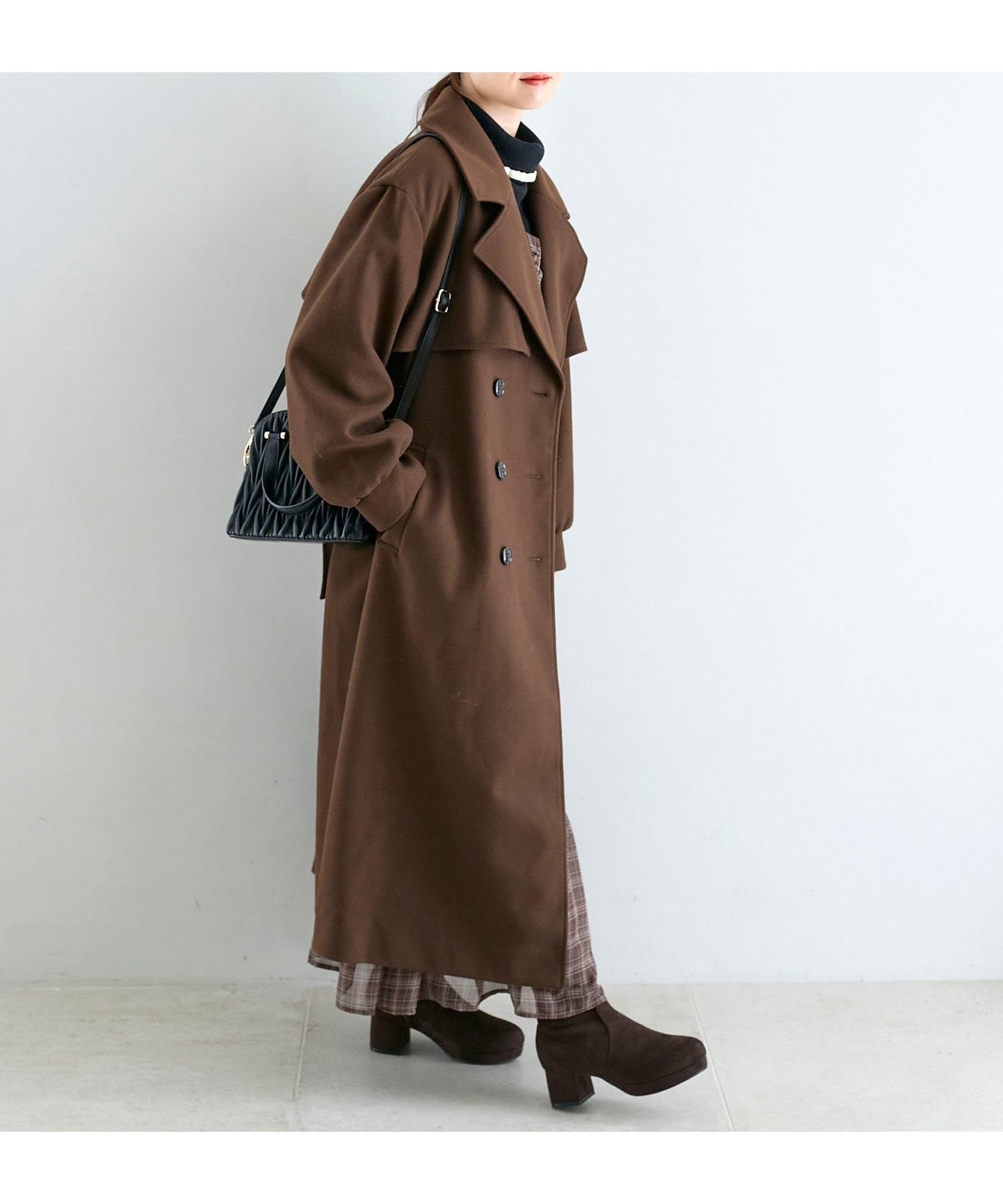 【マジェスティック レゴン/MAJESTIC LEGON】のレディロングチェスターコート 人気、トレンドファッション・服の通販 founy(ファニー) 　ファッション　Fashion　レディースファッション　Fashion for Women　アウター　Coat / Outerwear Collection　コート・ロングコート・ピーコート　Long Coats, Peacoats & More　チェスターコート・ロング丈アウター　Chester Coats / Chesterfield Long Coats　ダウン　Down, Puffer　ダブル　Double, Double-Breasted　トレンド　Trend, Trending Now　ボトム　Bottoms, Lower Wear　ロング　Long, Long-Length　再入荷　Restock / Back in Stock　エレガント 上品　Elegant　 other-1|ID: prp329100004865658 ipo3291000000036216704