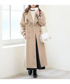 【マジェスティック レゴン/MAJESTIC LEGON】のレディロングチェスターコート 人気、トレンドファッション・服の通販 founy(ファニー) ファッション Fashion レディースファッション Fashion for Women アウター Coat / Outerwear Collection コート・ロングコート・ピーコート Long Coats, Peacoats & More チェスターコート・ロング丈アウター Chester Coats / Chesterfield Long Coats ダウン Down, Puffer ダブル Double, Double-Breasted トレンド Trend, Trending Now ボトム Bottoms, Lower Wear ロング Long, Long-Length 再入荷 Restock / Back in Stock エレガント 上品 Elegant thumbnail ベージュ|ID: prp329100004865658 ipo3291000000036216709