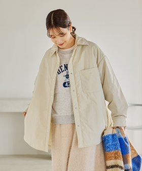 【スタディオ クリップ/studio CLIP】の【撥水・防風・マシンウォッシャブル・軽量・保温】中綿シャツジャケット プチサイズあり 人気、トレンドファッション・服の通販 founy(ファニー) ファッション Fashion レディースファッション Fashion for Women アウター Coat / Outerwear Collection レディースジャケット・軽アウター Jackets クラシック Classic, Timeless Style ジャケット Jacket, Outerwear デニム Denim, Jeans Material ポケット Pocket, Pocket Detail 軽量 Lightweight, Ultra Light 防寒 Cold Protection, Winter-Ready |ID:prp329100004865662