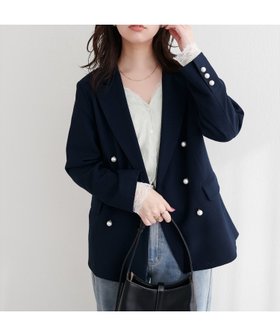 【ナチュラルクチュール/natural couture】のosono パール釦テーラードジャケット 人気、トレンドファッション・服の通販 founy(ファニー) ファッション Fashion レディースファッション Fashion for Women アウター Coat / Outerwear Collection レディースジャケット・軽アウター Jackets テーラードジャケット / 通勤・きれいめスタイル Tailored Jackets & Blazers ジャケット Jacket, Outerwear タートルネック Turtleneck, High Neck ダブル Double, Double-Breasted バランス Balance, Style Balance パール Pearl, Pearl Accent 羽織 Haori, Light Jacket 再入荷 Restock / Back in Stock おすすめ Recommended / Our Picks ビジネス 仕事 通勤 Business / Work / Commuting 2026年 2026 |ID:prp329100004865680