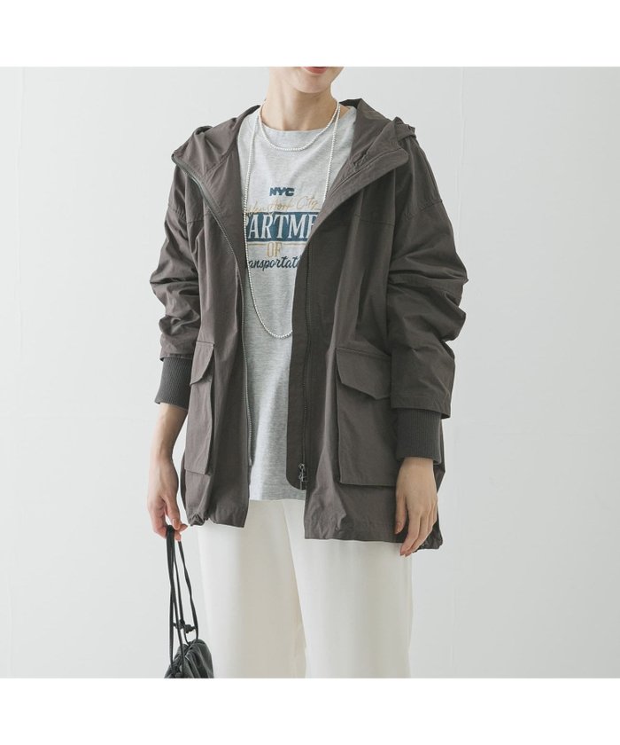 【アーバンリサーチ/URBAN RESEARCH】のコットンナイロンマウンテンパーカー インテリア・キッズ・メンズ・レディースファッション・服の通販 founy(ファニー) https://founy.com/ ファッション Fashion レディースファッション Fashion for Women トップス・カットソー Cut & Sew Tops レディースパーカー・カジュアルフーディー Casual Hoodies & Sweatshirts 2025年 2025 2025-2026秋冬・A/W Autumn/Winter 2025–26 AW25–26 冬 Winter / This Winter ジップ Zip, Zipper パーカー Hoodie, Parka A/W・秋冬 Autumn/Winter 防寒 Cold Protection, Winter-Ready |ID: prp329100004865695 ipo3291000000036217348