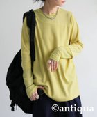 【アンティカ/antiqua】のantiqua アンティカ シアー 切り替え トップス ロンT レディース PN-00545 人気、トレンドファッション・服の通販 founy(ファニー) ファッション Fashion レディースファッション Fashion for Women トップス・カットソー Cut & Sew Tops ロングTシャツ・Tシャツ Longline T-Shirts & Tees シアー Sheer, See-Through ドッキング Docking, Mixed Material フロント Front, Front Design thumbnail 18 イエロー|ID: prp329100004865700 ipo3291000000036217434