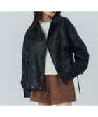 【ローズバッド/ROSE BUD】のLEATHER LIKE JACKET BLACK|ID: prp329100004865701 ipo3291000000036217435