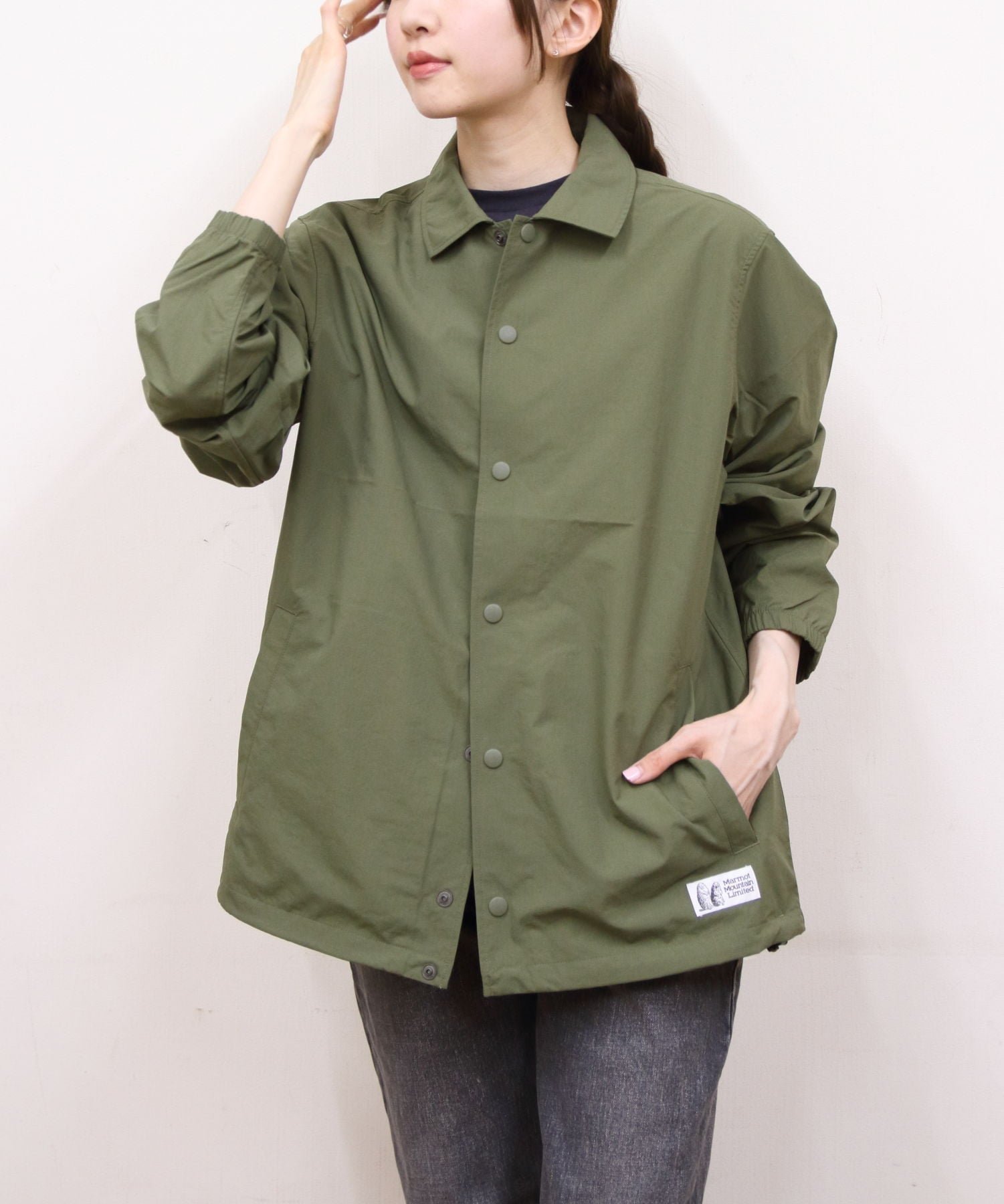 【ステップス/STEPS】のMarmot/Marmot/PERTEX Mt Coach Jacket インテリア・キッズ・メンズ・レディースファッション・服の通販 founy(ファニー) 　ファッション　Fashion　レディースファッション　Fashion for Women　アウター　Coat / Outerwear Collection　レディースジャケット・軽アウター　Jackets　ドローコード　Drawcord, Drawstring Cord　KHAKI|ID: prp329100004865702 ipo3291000000036217445