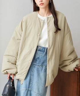【ラナン/Ranan】のRanan/ノーカラーオーバーサイズ中わたブルゾン 人気、トレンドファッション・服の通販 founy(ファニー) ファッション Fashion レディースファッション Fashion for Women アウター Coat / Outerwear Collection ブルゾンジャケット・スポーティアウター Blouson Jackets インナー Innerwear ショート Short, Short Length シンプル Simple, Minimal トレンド Trend, Trending Now ドローストリング Drawstring, Pull Cord バルーン Balloon, Balloon Silhouette フェミニン Feminine, Girly ブルゾン Blouson, Bomber Jacket ボトム Bottoms, Lower Wear ポケット Pocket, Pocket Detail 防寒 Cold Protection, Winter-Ready ロング Long, Long-Length 冬 Winter / This Winter おすすめ Recommended / Our Picks |ID:prp329100004865710