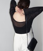 【アンドミー/andme】の【選べるネックデザイン】 長袖 シアー トップス 人気、トレンドファッション・服の通販 founy(ファニー) ファッション Fashion レディースファッション Fashion for Women トップス・カットソー Cut & Sew Tops インナー Innerwear シアー Sheer, See-Through シンプル Simple, Minimal ジャケット Jacket, Outerwear スリーブ Sleeve, Long Sleeve / Short Sleeve 長袖 Long Sleeve, Full Sleeve バランス Balance, Style Balance ベーシック Basic, Essential ボトム Bottoms, Lower Wear メッシュ Mesh, Net Fabric ロング Long, Long-Length thumbnail ブラック【B】|ID: prp329100004865729 ipo3291000000036217690